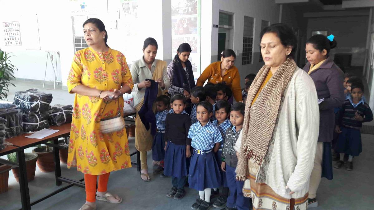 Our schools located at Khatipura; Jhalana andSanganer had witnessed Uniform distribution to the kidoz